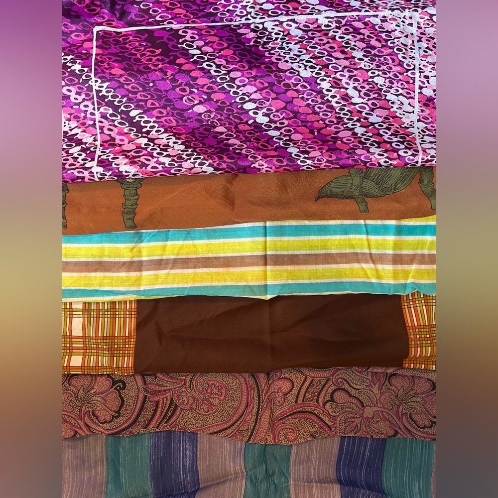 Colorful Women's Scarves with different patterns